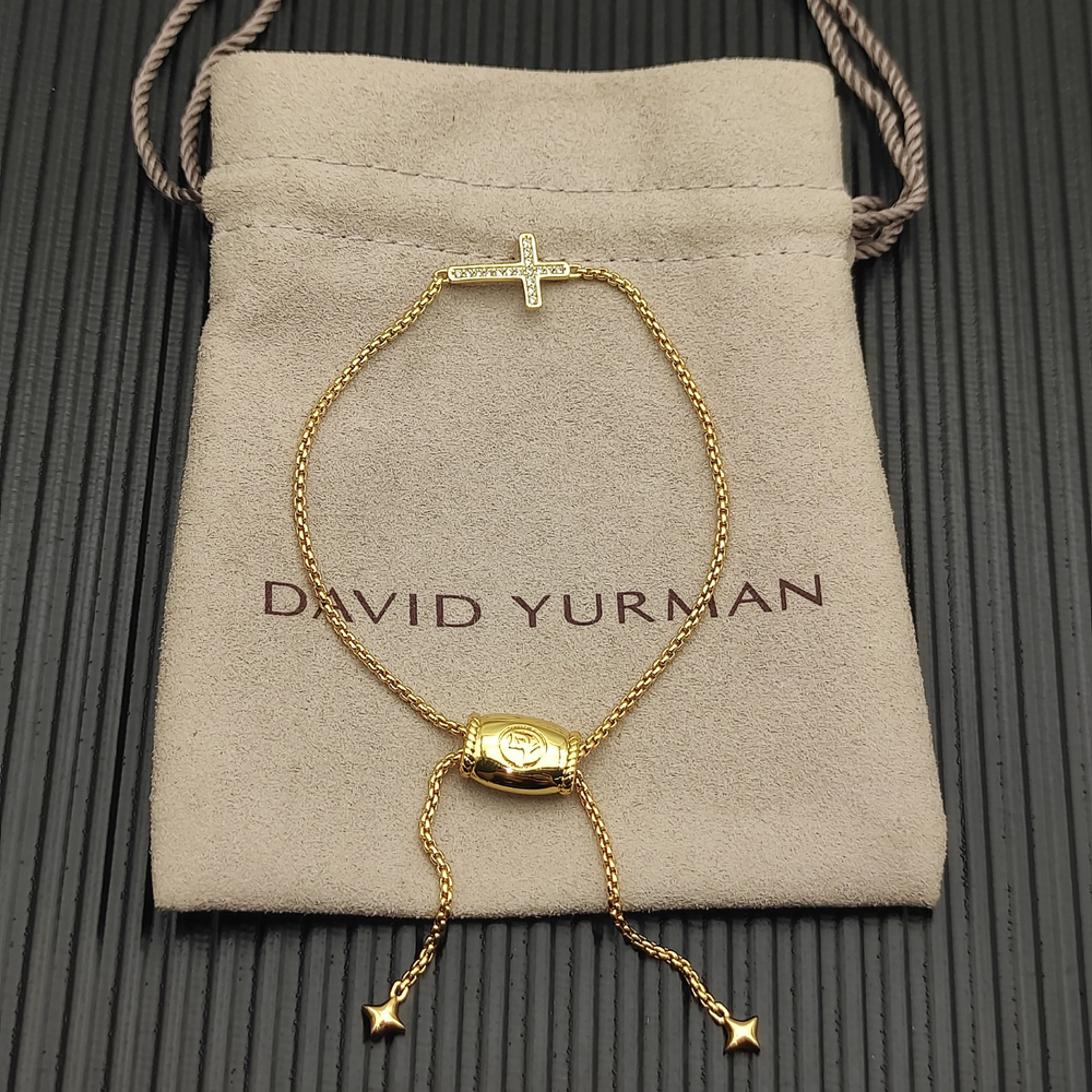 David Yurman Silver Cross Bracelet​